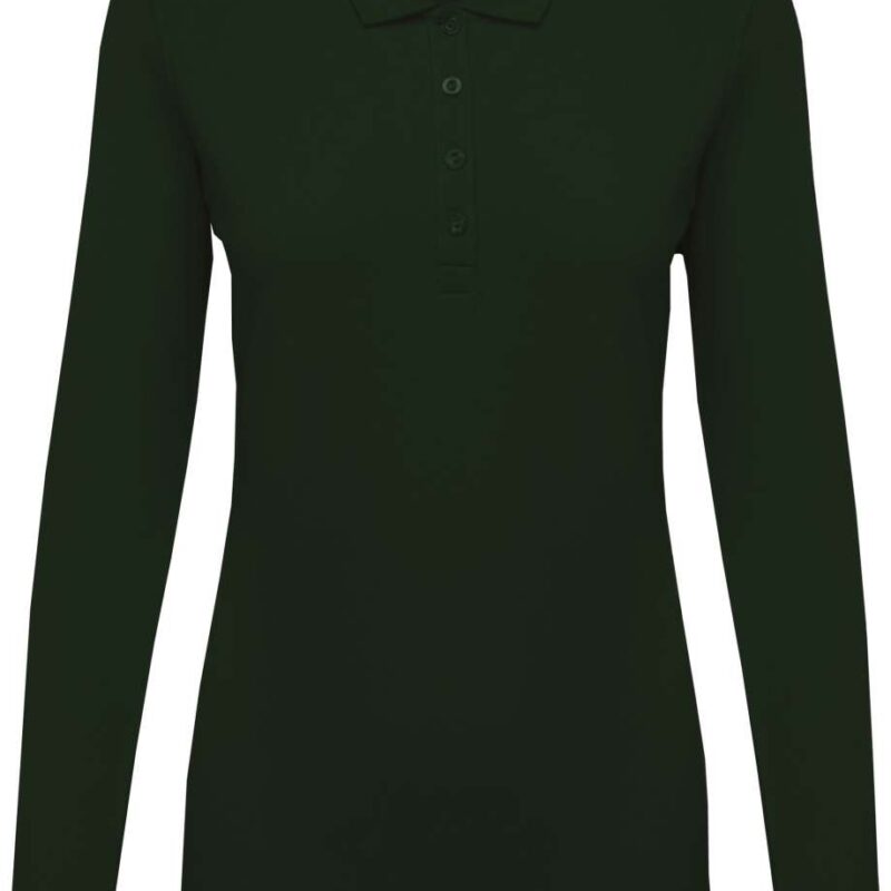 ka257-forest_green-a1 Kariban LADIES POLO PIQUÉ LONG-SLEEVED SHIRT - Πράσινο του δάσους