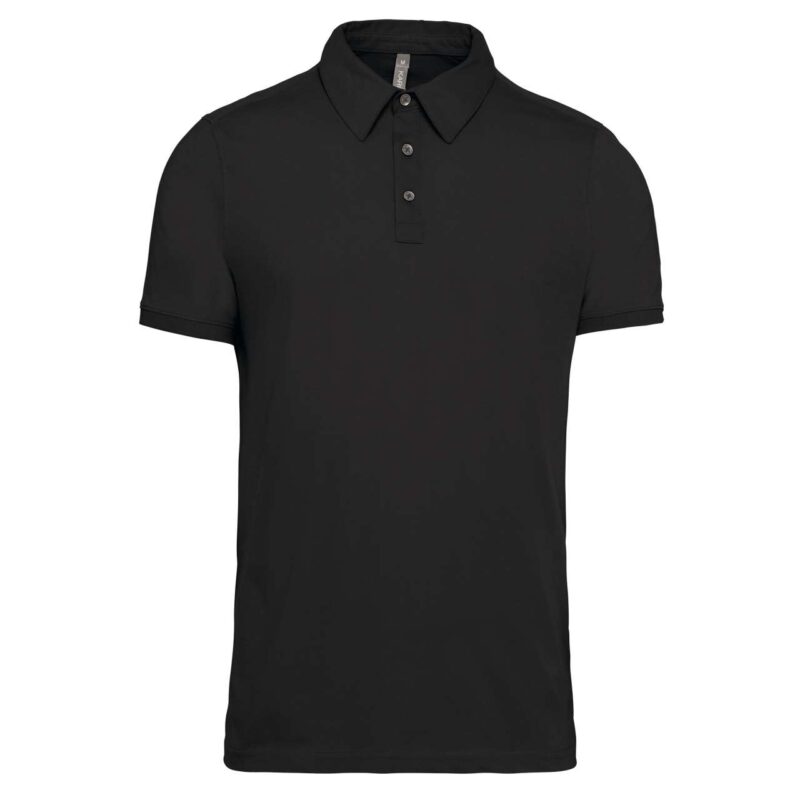 ka262-black-a1 Kariban Ανδρικό SHORT SLEEVED JERSEY POLO SHIRT - Μαύρο