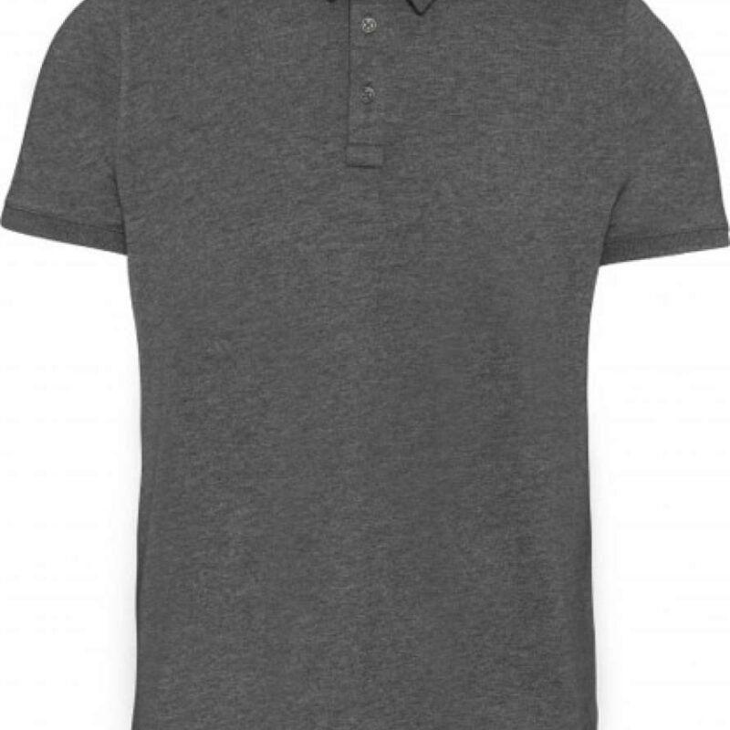 ka262-grey_heather-a1 Kariban Ανδρικό SHORT SLEEVED JERSEY POLO SHIRT - 35% Cotton/65% Polyester