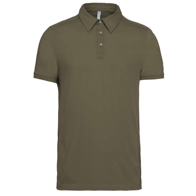 ka262-light_khaki-a2 Kariban Ανδρικό SHORT SLEEVED JERSEY POLO SHIRT - Light Khaki