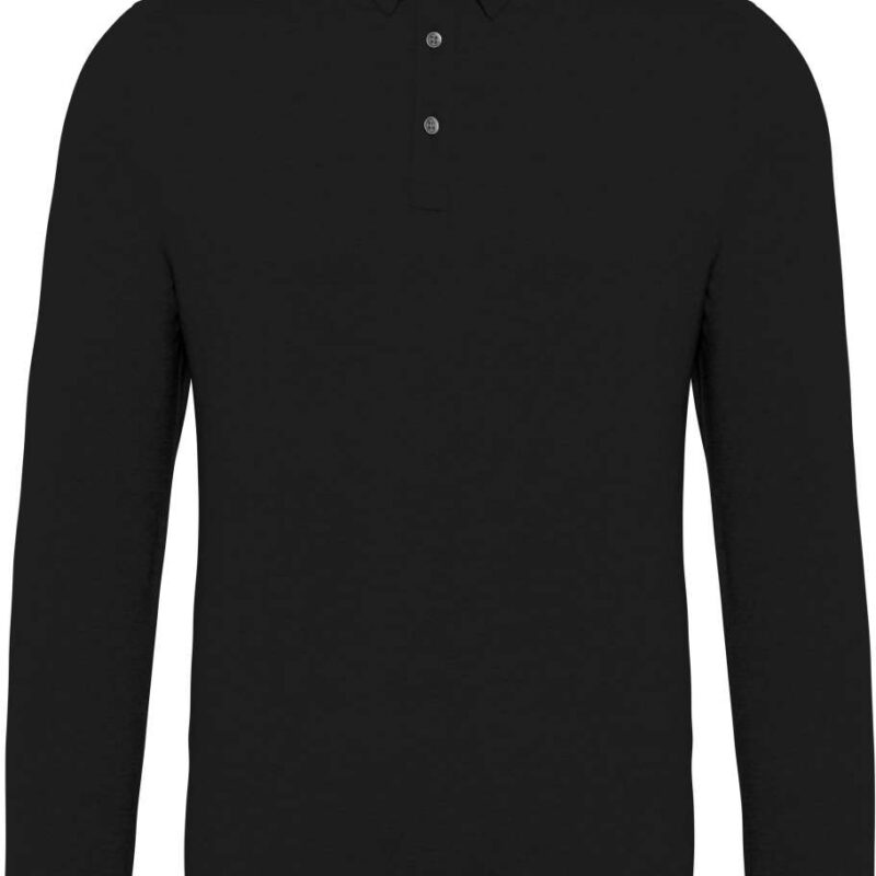 ka264-black-a1 Kariban SOL'S POLO SHIRT LONG SLEEVED MEN - Μαύρο
