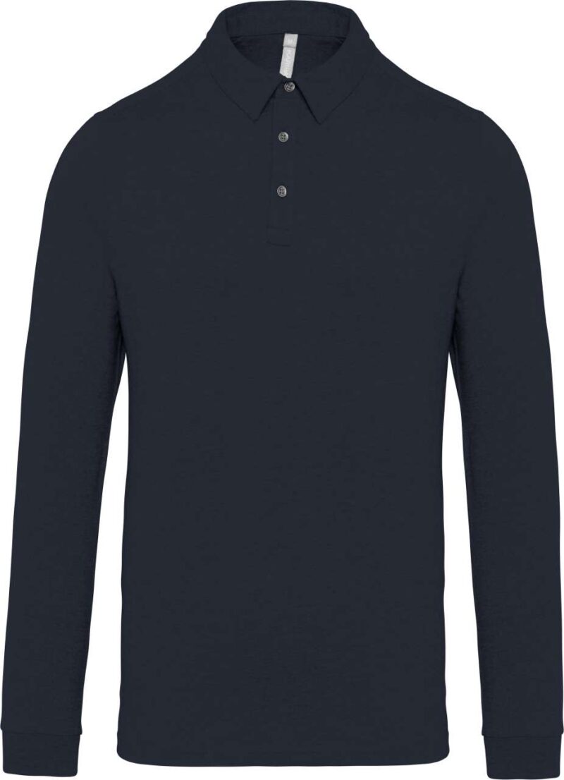 ka264-navy-a1 Kariban SOL'S POLO SHIRT LONG SLEEVED MEN - Μπλε μαρίν