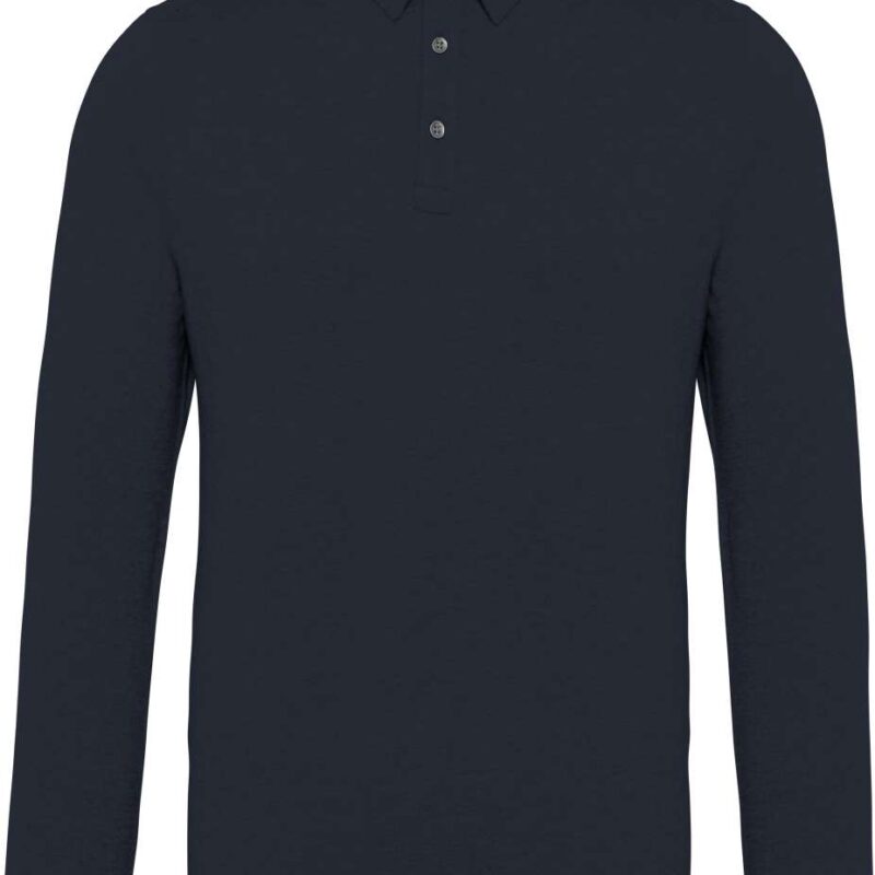 ka264-navy-a1 Kariban SOL'S POLO SHIRT LONG SLEEVED MEN - Μπλε μαρίν