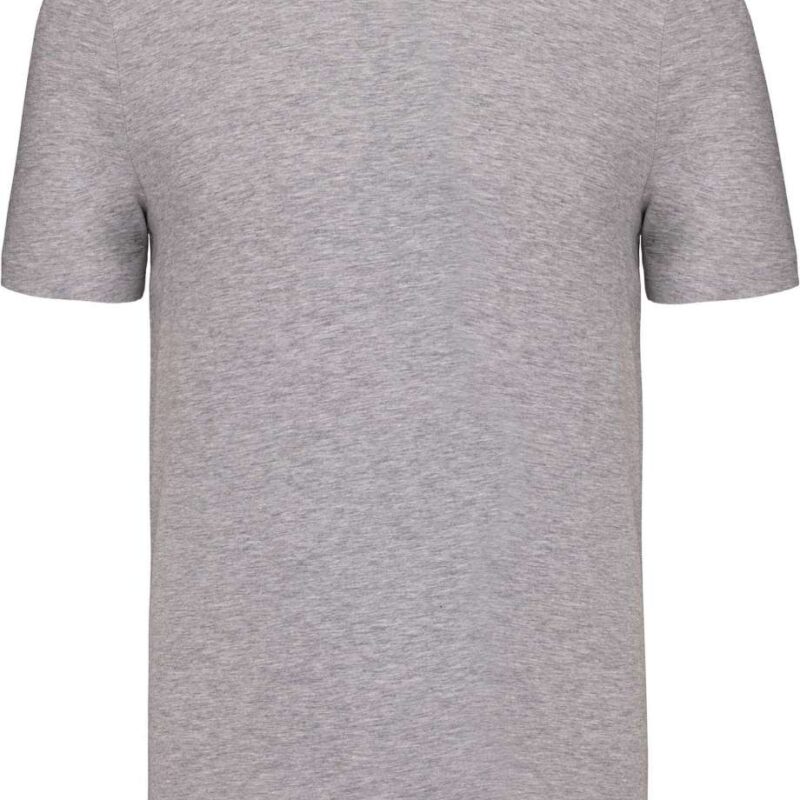 ka3012-light_grey_heather-a1 Kariban Ανδρικό SHORT-SLEEVED CREW NECK T-SHIRT - 87% Cotton/9% Viscose/4% Elastane