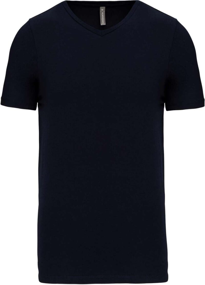ka3014-navy-a1 Kariban MEN'S SHORT-SLEEVED V-NECK T-SHIRT - Μπλε μαρίν