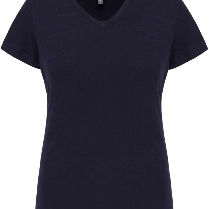 Kariban Γυναικείο SHORT-SLEEVED T-SHIRT V-NECK - Μπλε μαρίν