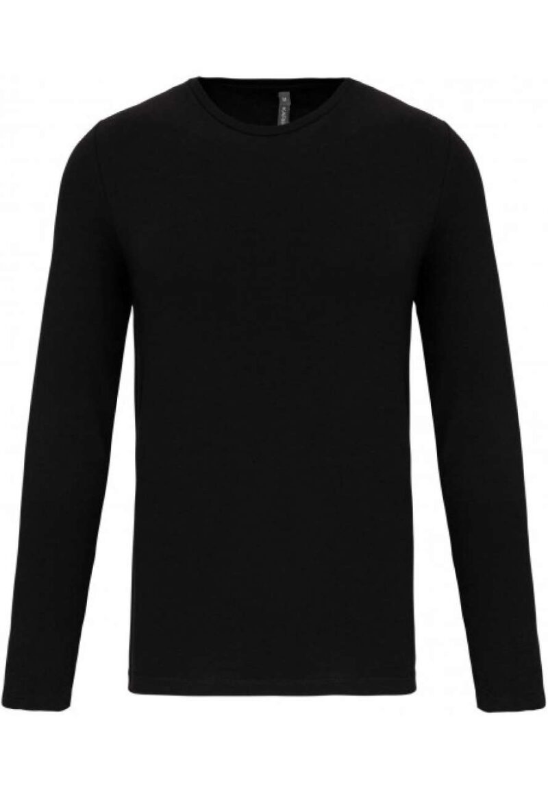 ka3016-black-a1 Kariban T-SHIRT LONG-SLEEVED CREW NECK για MEN - Μαύρο