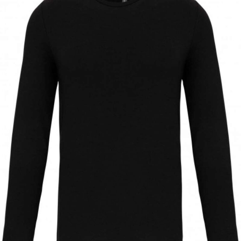 ka3016-black-a1 Kariban T-SHIRT LONG-SLEEVED CREW NECK για MEN - Μαύρο