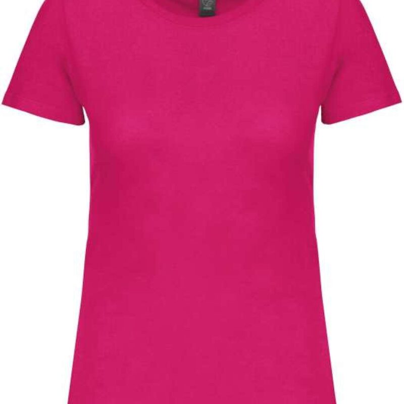 Kariban T-SHIRT LADIES BIO150IC CREW NECK - Φούξια