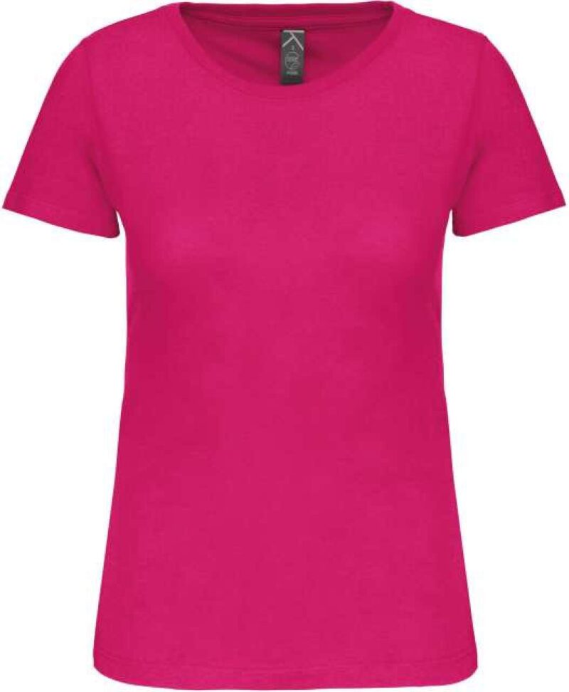 ka3026ic-fuchsia-a1 Kariban T-SHIRT LADIES BIO150IC CREW NECK - Φούξια