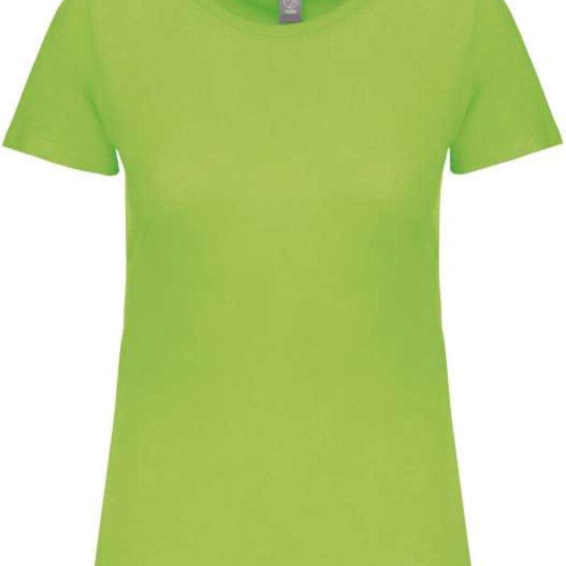 ka3026ic-lime-a1 Kariban T-SHIRT LADIES BIO150IC CREW NECK - Λαχανί