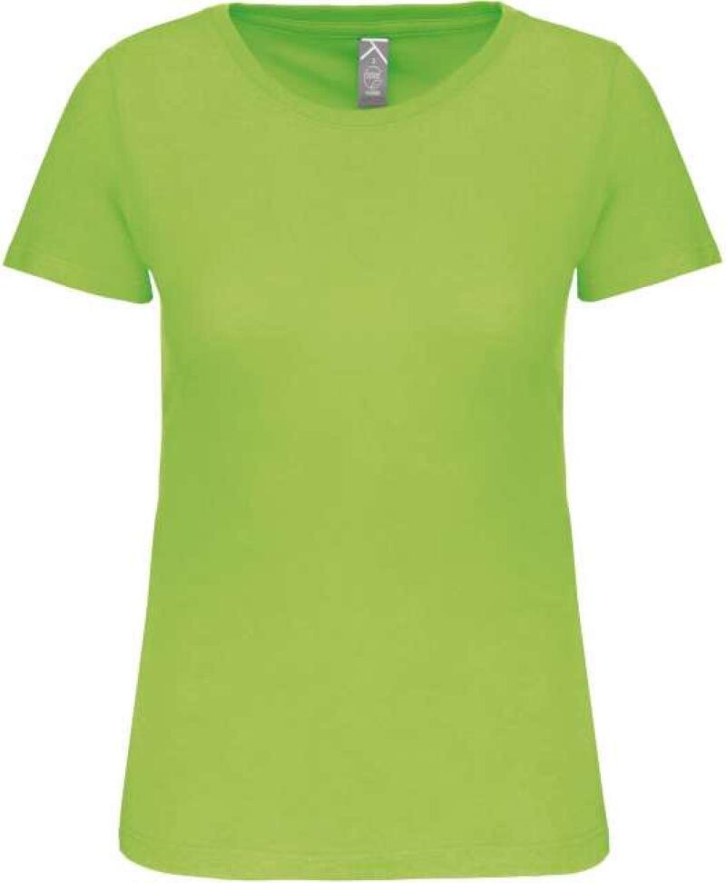 ka3026ic-lime-a1 Kariban T-SHIRT LADIES BIO150IC CREW NECK - Λαχανί