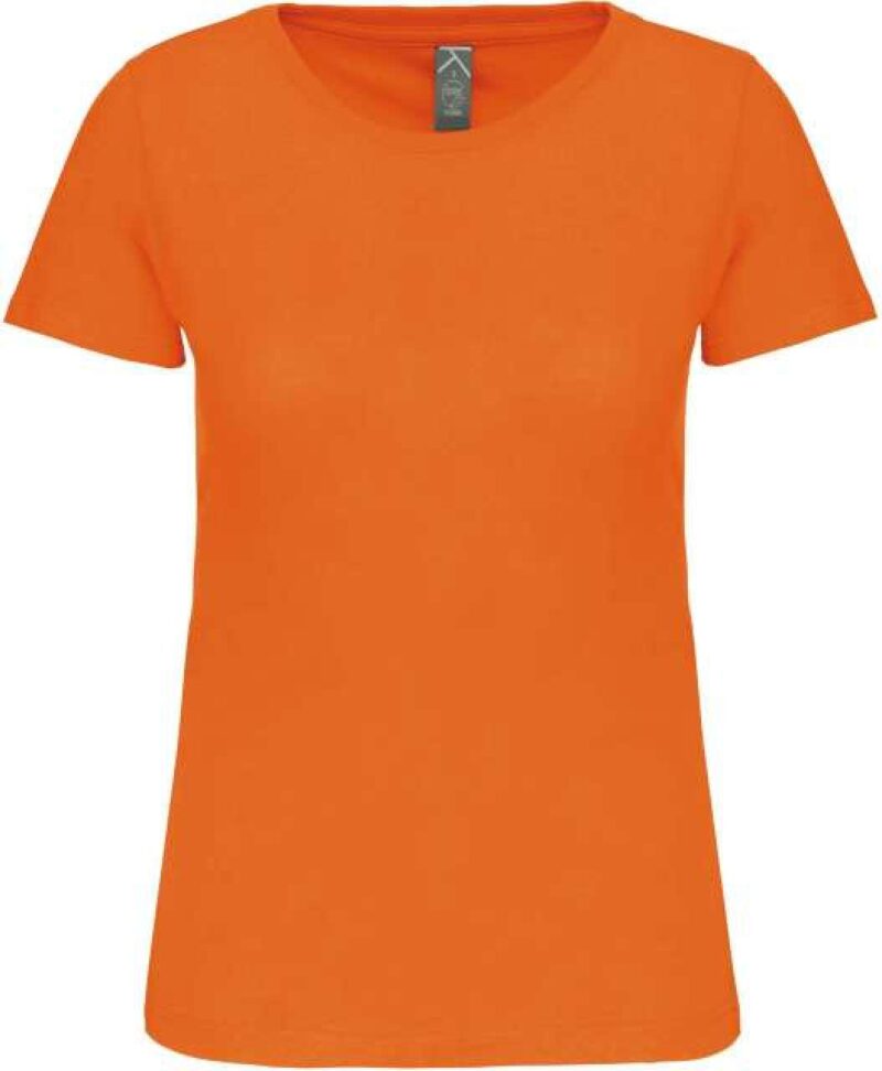 Kariban T-SHIRT LADIES BIO150IC CREW NECK - πορτοκαλί