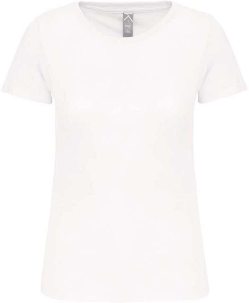 ka3026ic-white-a1 Kariban T-SHIRT LADIES BIO150IC CREW NECK - Λευκό