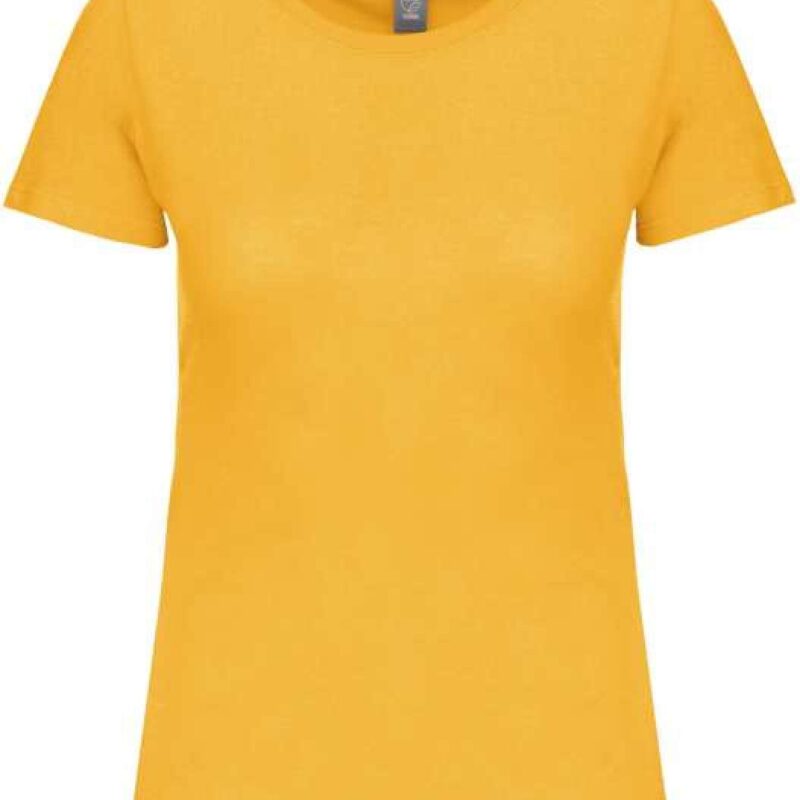 Kariban T-SHIRT LADIES BIO150IC CREW NECK - Κίτρινο