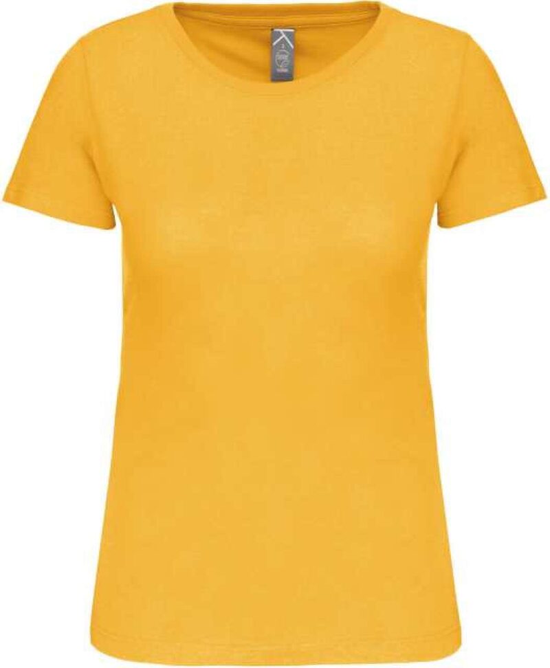 ka3026ic-yellow-a1 Kariban T-SHIRT LADIES BIO150IC CREW NECK - Κίτρινο