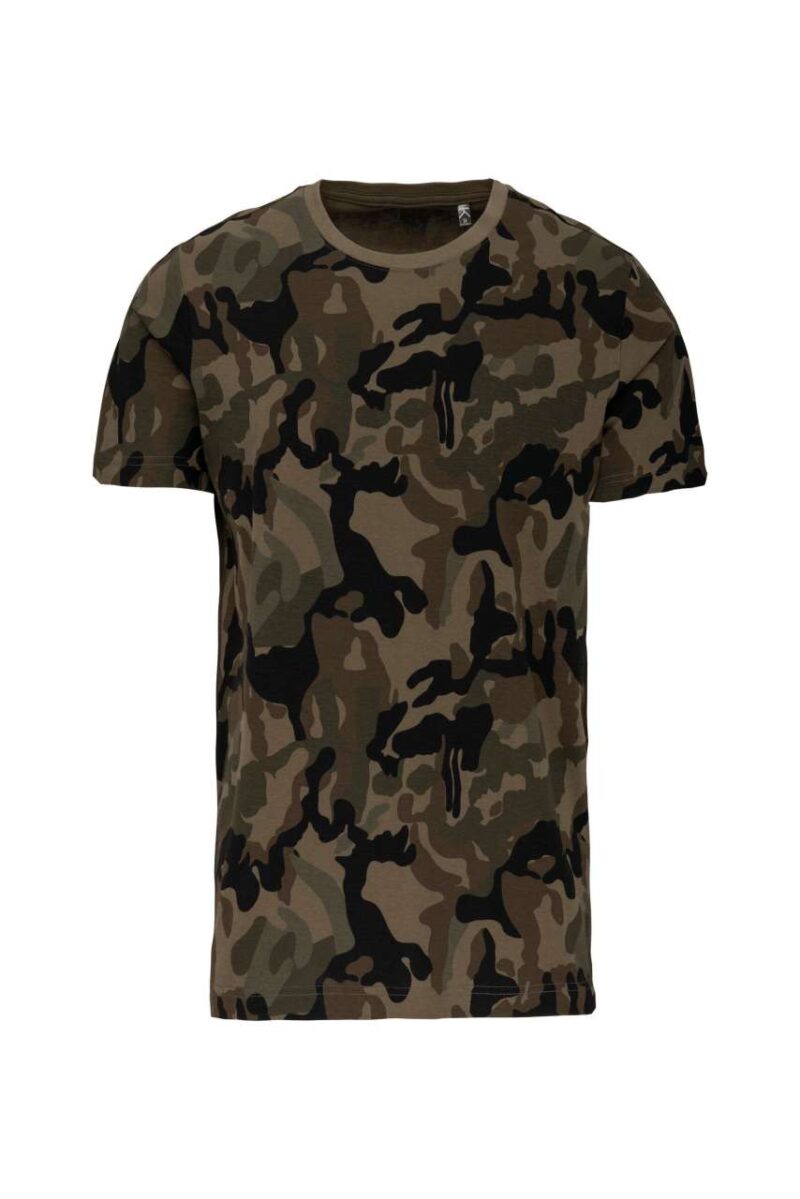 ka3030-olive_camouflage-a1 Kariban T-SHIRT SHORT-SLEEVED CAMO MEN - Olive Camouflage