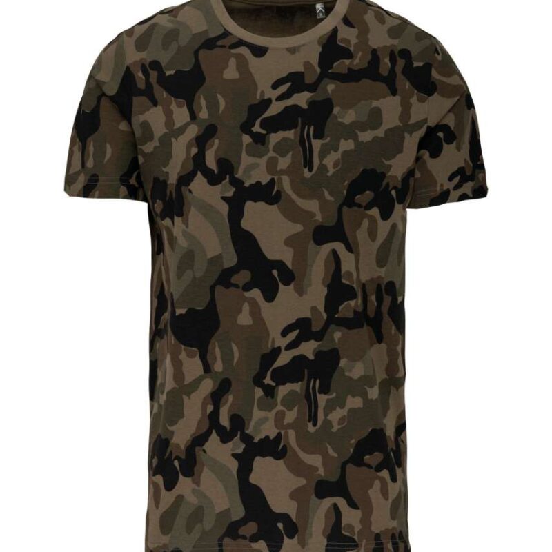 ka3030-olive_camouflage-a1 Kariban T-SHIRT SHORT-SLEEVED CAMO MEN - Olive Camouflage