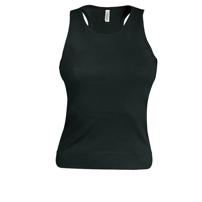 ka311-black-a1 Kariban ANGELINA - LADIES' VEST - Μαύρο