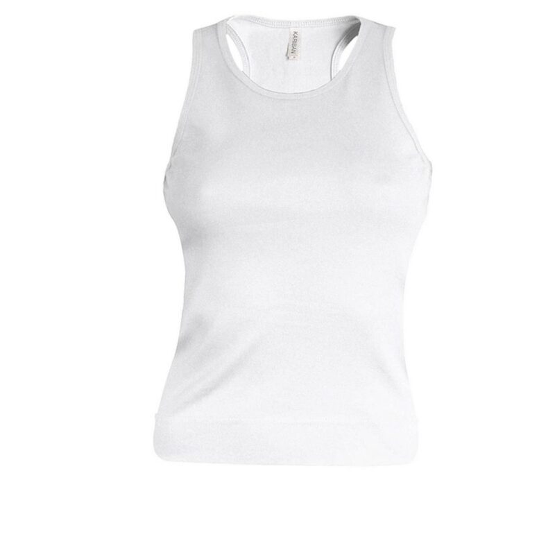 ka311-white-a1 Kariban ANGELINA - LADIES' VEST - Λευκό