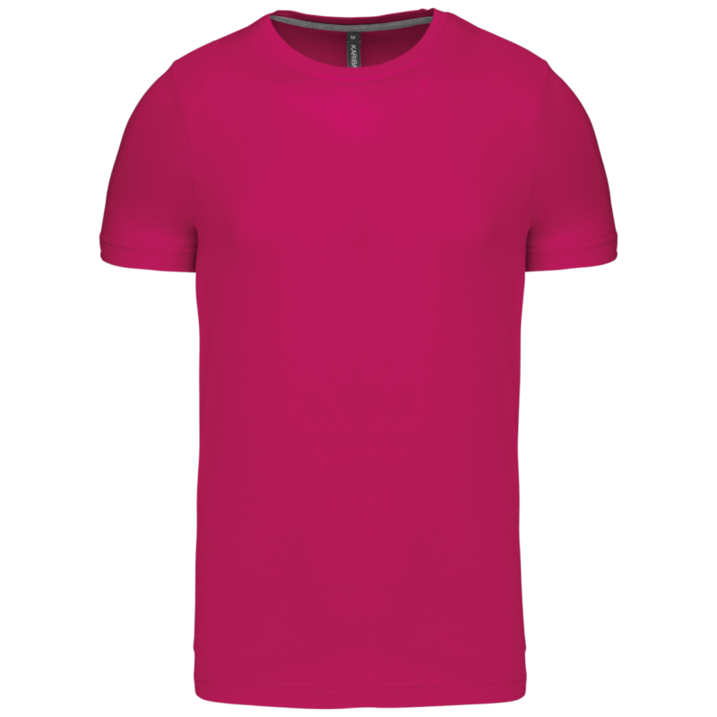 Kariban SHORT-SLEEVED SHORT-SLEEVED CREW NECK T-SHIRT - Φούξια