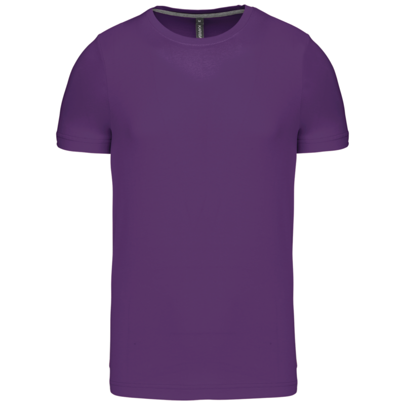 Kariban SHORT-SLEEVED SHORT-SLEEVED CREW NECK T-SHIRT - Μωβ