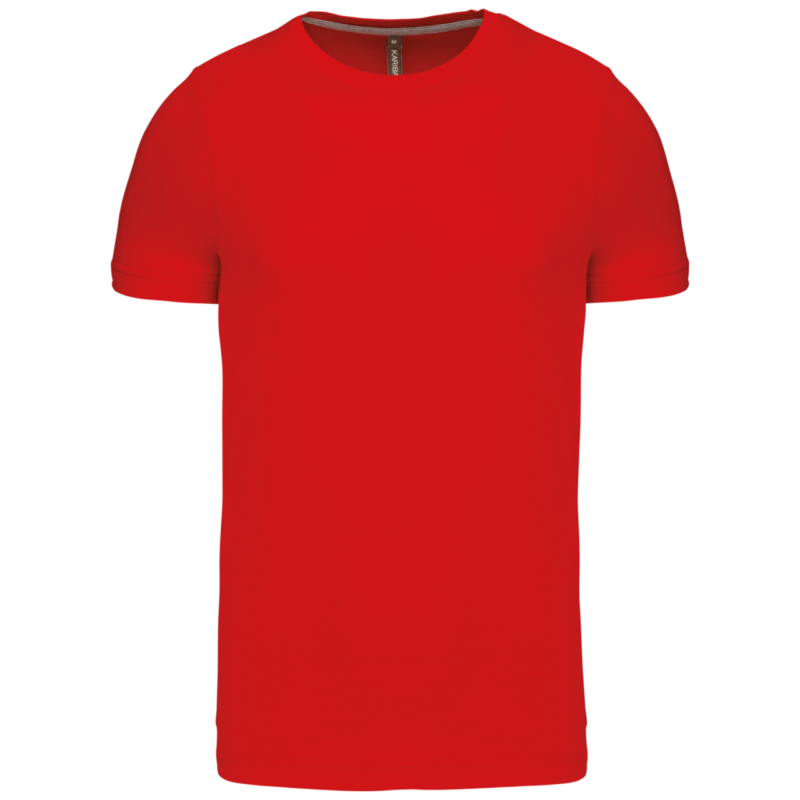 Kariban SHORT-SLEEVED SHORT-SLEEVED CREW NECK T-SHIRT - Κόκκινο