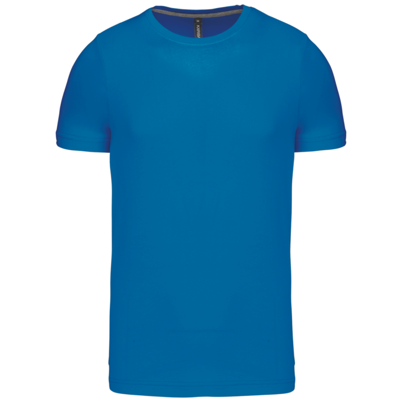 ka356-tropical_blue-a1 Kariban SHORT-SLEEVED SHORT-SLEEVED CREW NECK T-SHIRT - Τροπικό Μπλε