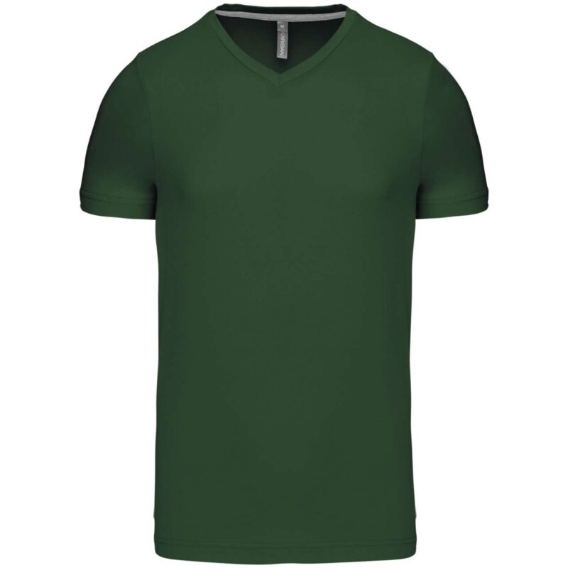 ka357-forest_green-a2 Kariban MEN'S SHORT-SLEEVED V-NECK T-SHIRT - Πράσινο του δάσους