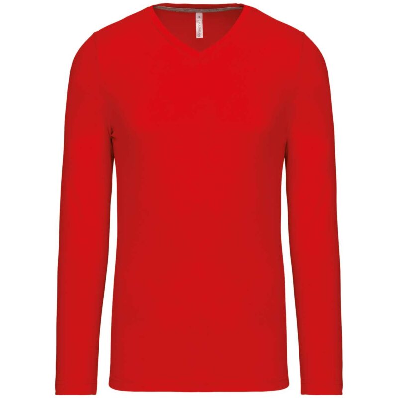 Kariban SOL'S T-SHIRT V-NECK για MEN - Κόκκινο