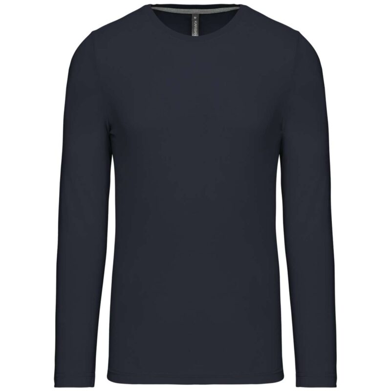 ka359-navy-a2 Kariban T-SHIRT LONG-SLEEVED CREW NECK για MEN - Μπλε μαρίν