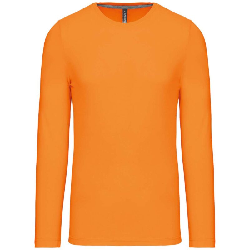 ka359-orange-a2 Kariban T-SHIRT LONG-SLEEVED CREW NECK για MEN - πορτοκαλί