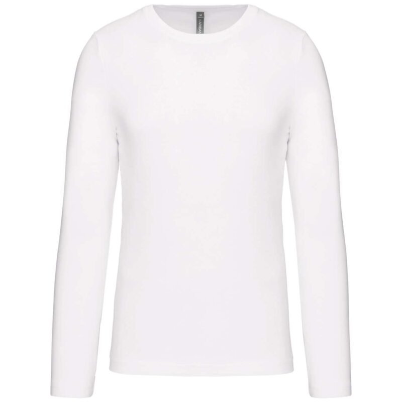 ka359-white-a2 Kariban T-SHIRT LONG-SLEEVED CREW NECK για MEN - Λευκό