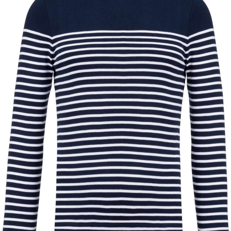 ka366-striped_navywhite-a1 Kariban SOL'S TOP MEN LONG-SLEEVED BRETON STRIPE - Striped Navy/White