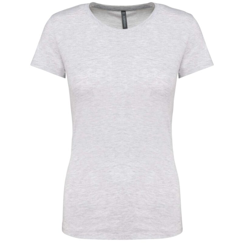 ka380-ash_heather-a1 Kariban LADIES' SHORT SLEEVE CREW NECK T-SHIRT - Ash Heather