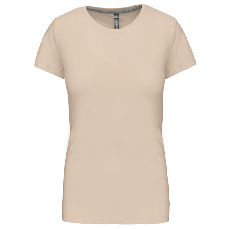 Kariban LADIES' SHORT SLEEVE CREW NECK T-SHIRT - Ανοιχτό άμμου