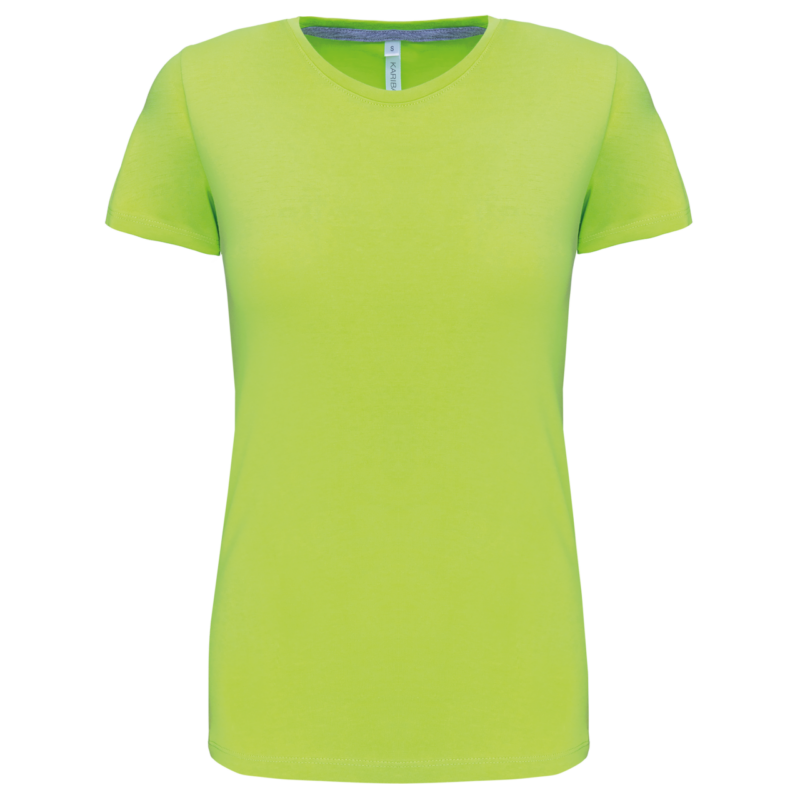 ka380-lime-a1 Kariban LADIES' SHORT SLEEVE CREW NECK T-SHIRT - Λαχανί