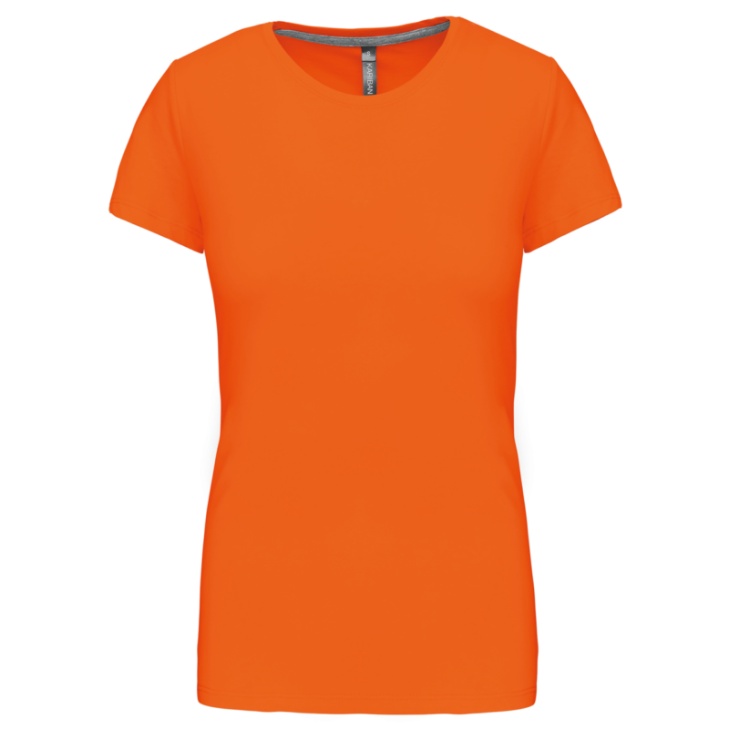 ka380-orange-a1 Kariban LADIES' SHORT SLEEVE CREW NECK T-SHIRT - πορτοκαλί