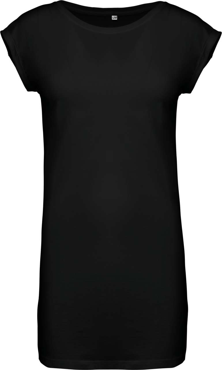 ka388-black-a1 Kariban LADIES' LONG T-SHIRT - Μαύρο