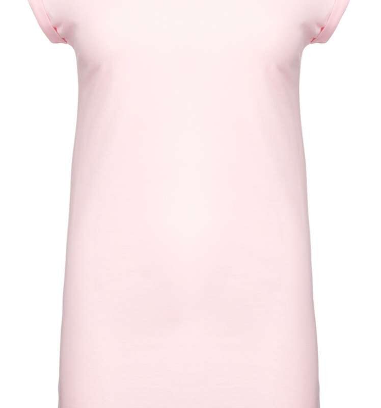 ka388-pale_pink-a1 Kariban LADIES' LONG T-SHIRT - Ανοιχτό ροζ