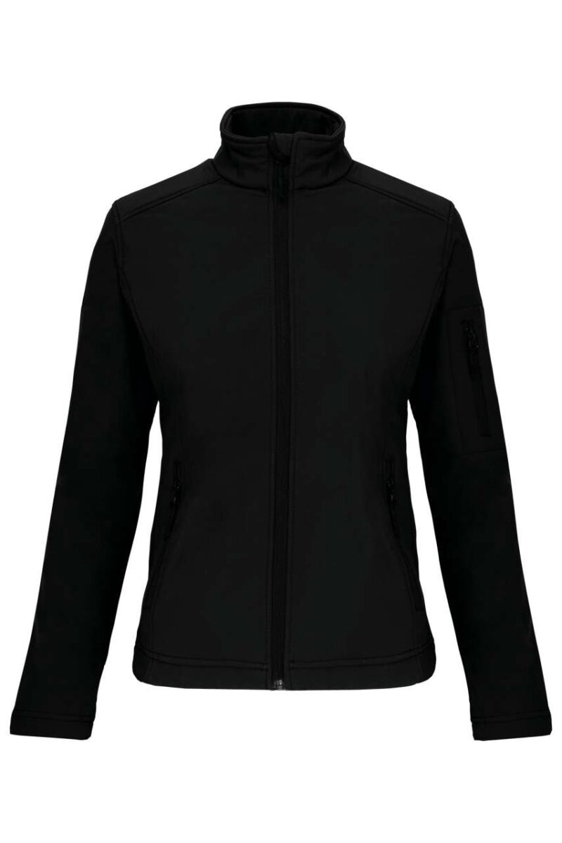 ka400-black-a1 Kariban LADIES' SOFTSHELL JACKET - Μαύρο
