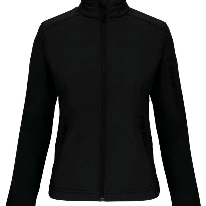 ka400-black-a1 Kariban LADIES' SOFTSHELL JACKET - Μαύρο