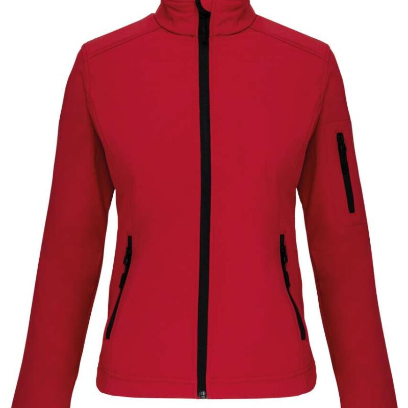 ka400-red-a1 Kariban LADIES' SOFTSHELL JACKET - Κόκκινο