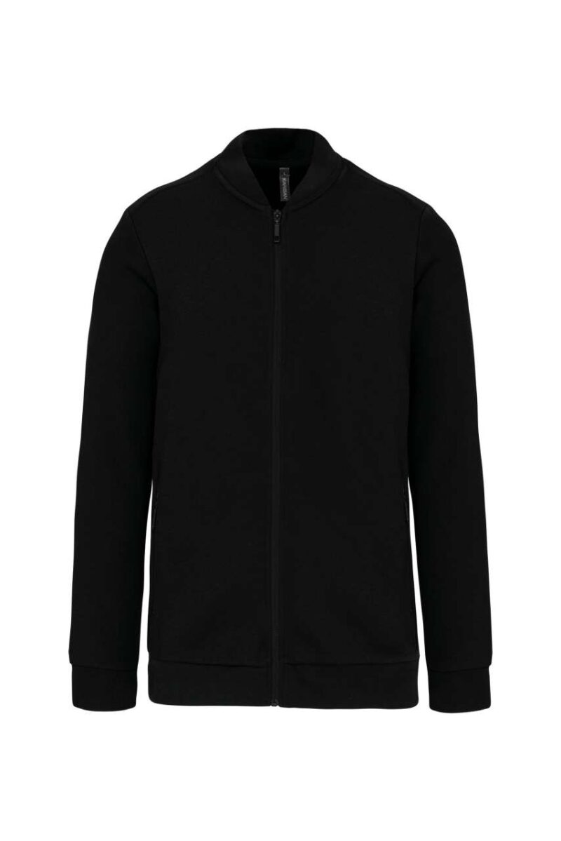 ka4002-black-a1 Kariban FLEECE SWEATSHIRT με FULL ZIP - Μαύρο