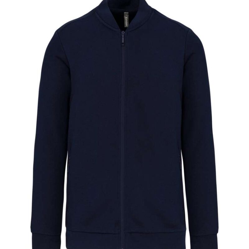 Kariban FLEECE SWEATSHIRT με FULL ZIP - Μπλε μαρίν