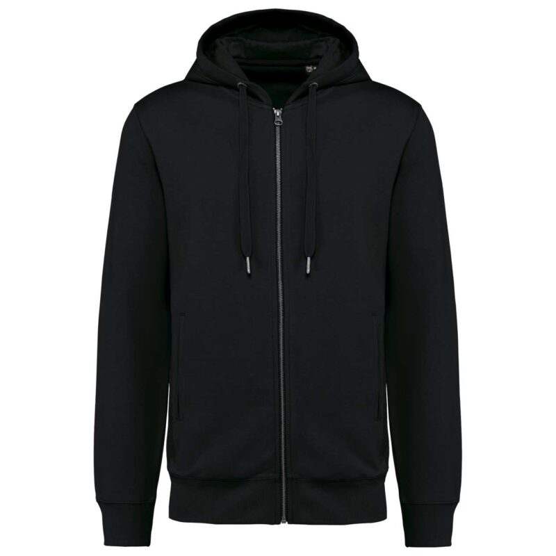 ka4008-black-a1 Kariban SOL'S SWEATSHIRT UNISEX ECO-FRIENDLY FRENCH TERRY ZIPPED HOODED - Μαύρο
