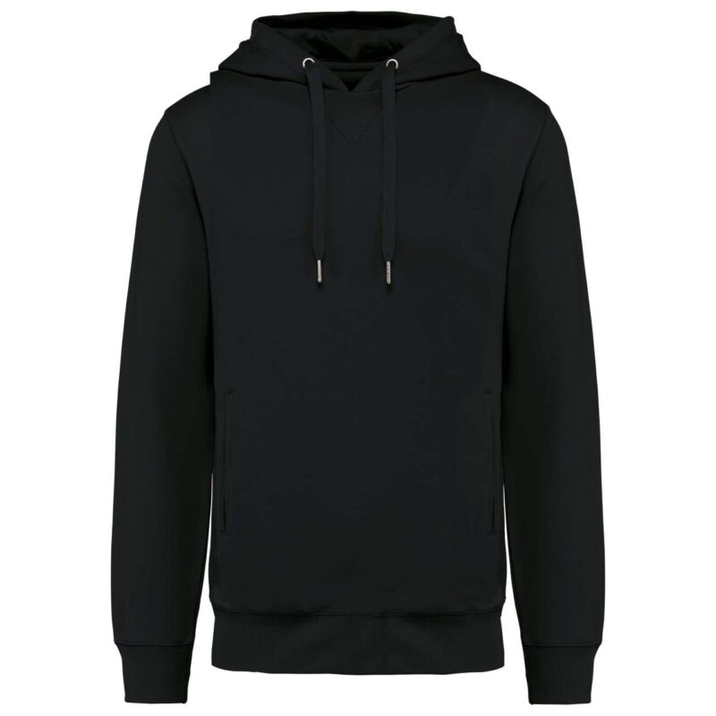 ka4009-black-a1 Kariban UNISEX ECO-FRIENDLY FRENCH TERRY HOODIE - Μαύρο