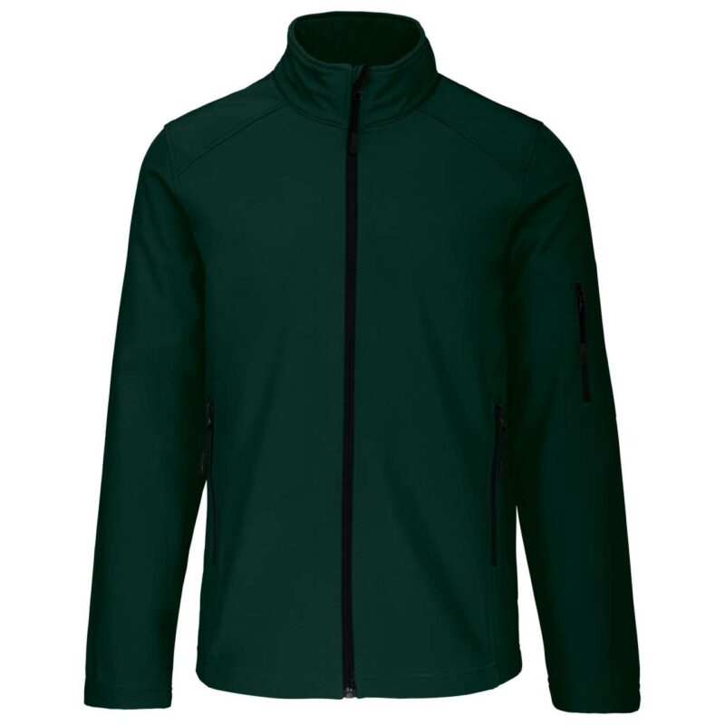 Kariban SOFTSHELL JACKET - Πράσινο μπουκάλι