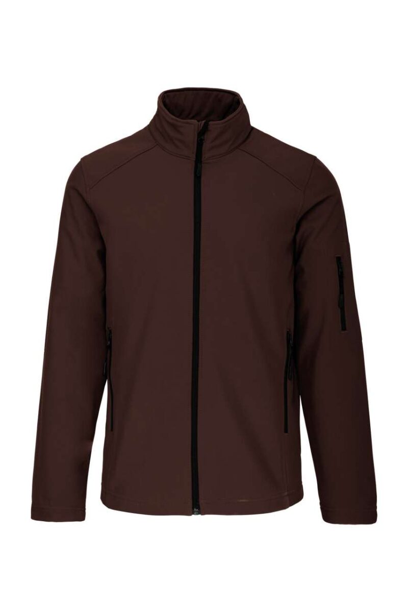 ka401-chocolate-a1 Kariban SOFTSHELL JACKET - Σοκολατί
