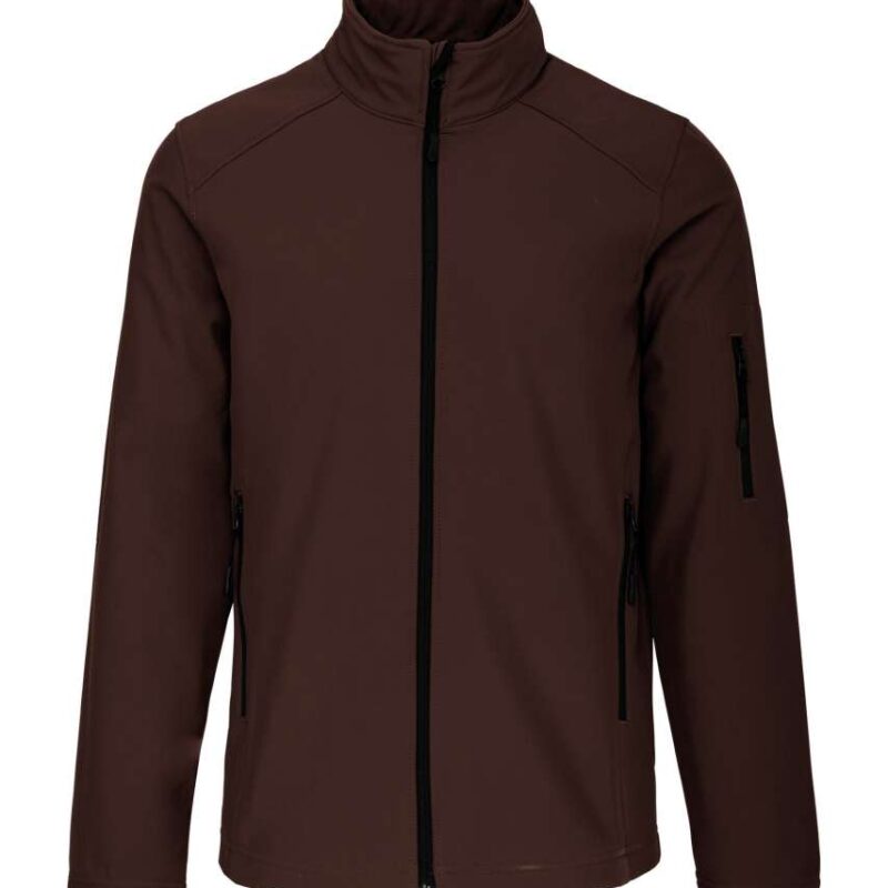 ka401-chocolate-a1 Kariban SOFTSHELL JACKET - Σοκολατί